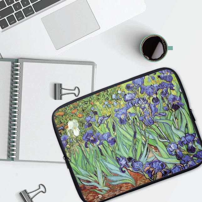 Iris Flowers Vincent van Gogh Laptop Sleeve (Creator heeft geüpload)