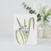 Iris Foliosa van William Dykes Briefkaart (Staand voorkant)