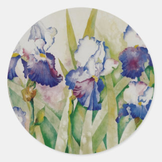 Iris Garden 2 Ronde Sticker