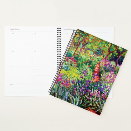 Iris Garden at Giverny by Claude Monet Planner (Display)