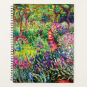 Iris Garden at Giverny by Claude Monet Planner (Voorkant)