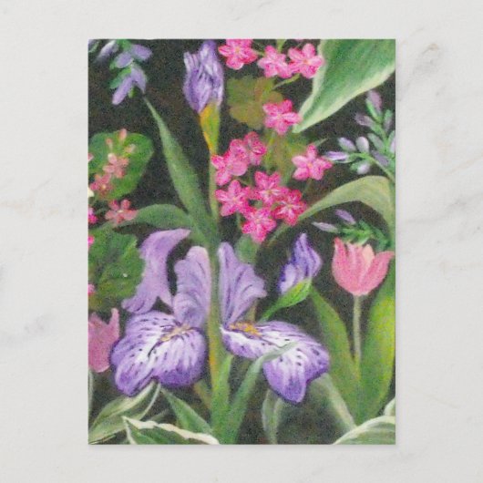 Iris Garden Briefkaart (Voorkant)
