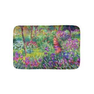 Iris Garden Claude Monet Fine Art Badmat