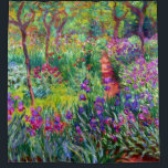 Iris Garden Claude Monet Fine Art Douchegordijn<br><div class="desc">De Iris Garden in Giverny werd in 1900 geschilderd door de Franse schilder van het impressionisme,  Claude Monet,  die zijn irisbloementuin in Giverny (Frankrijk) liet zien.</div>
