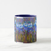 "Iris Garden Flowers" Floral Mok (Midden)