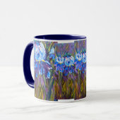 "Iris Garden Flowers" Floral Mok (Voorkant links)
