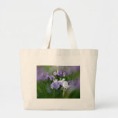 Iris Garden Grote Tote Bag (Voorkant)