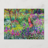 Iris Garden Impressionisme Bridal Briefkaart (Voorkant)