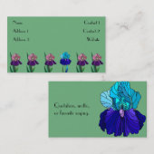 Iris Garden Profile Card Visitekaartje (Voorkant / Achterkant)