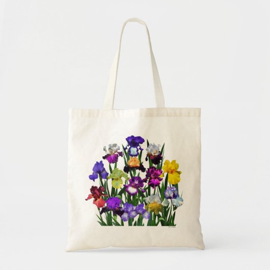 Iris Garden Tote Bag (Voorkant)