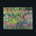 Iris Garden van Giverny Monet Fine Art Deurmat<br><div class="desc">De Iris Garden in Giverny,  Claude Monet 1899-1900. Olieverf op doek.</div>