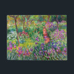 Iris Garden van Giverny Monet Fine Art Deurmat<br><div class="desc">De Iris Garden in Giverny,  Claude Monet 1899-1900. Olieverf op doek.</div>