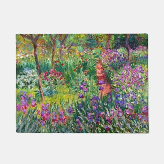 Iris Garden van Giverny Monet Fine Art Deurmat (Voorkant)