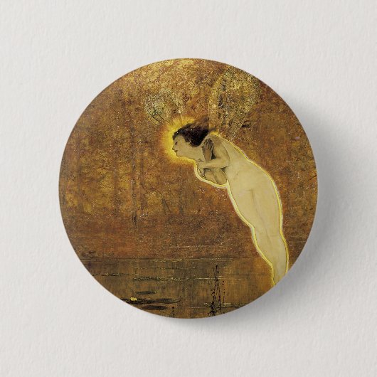 Iris, geest van de Regenboog Ronde Button 5,7 Cm (Voorkant)
