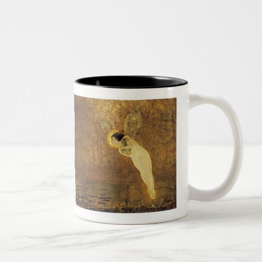 Iris, geest van de Regenboog Tweekleurige Koffiemok (Rechts)