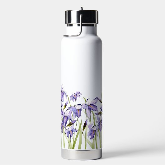 Iris geïsoleerde waterfles (Rechts)