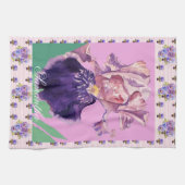 Iris gekaarde Waterverf Kloof Theedoek (Horizontaal)