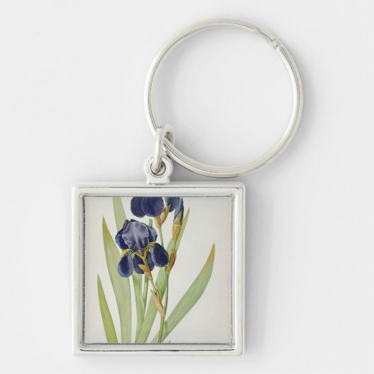 Iris Germanica uit "Les Liliacees", 1805 Sleutelhanger (Voorkant)