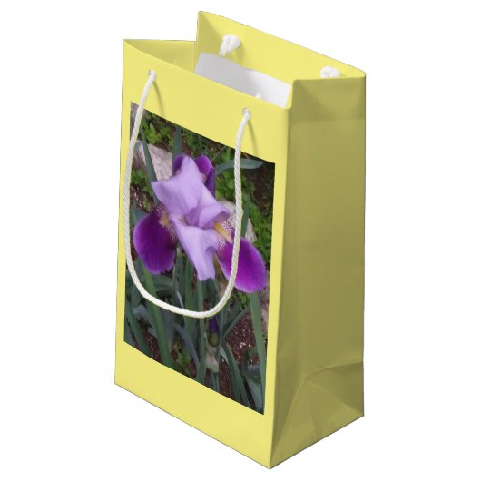 Iris Gift Bag Klein Cadeauzakje (Achterkant Gekanteld)