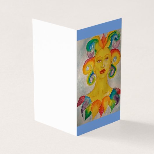 Iris, godin van de regenboog kaart (Buitenkant)