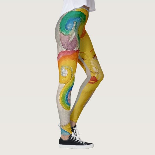 Iris, godin van de regenboog leggings (Rechts)