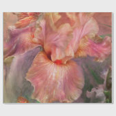 Iris-godin van voorjaarskistof cadeaupapier (Vlak)