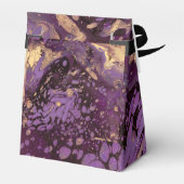 Iris Gold Ink Swirl: Bedankdoosjes (Achterkant)