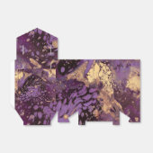 Iris Gold Ink Swirl: Bedankdoosjes (Uitgevouwen)