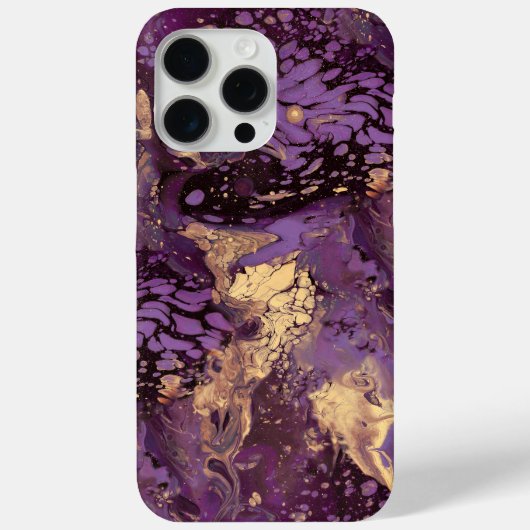 Iris Gold Ink Swirl: Case-Mate iPhone Case (Achterkant)