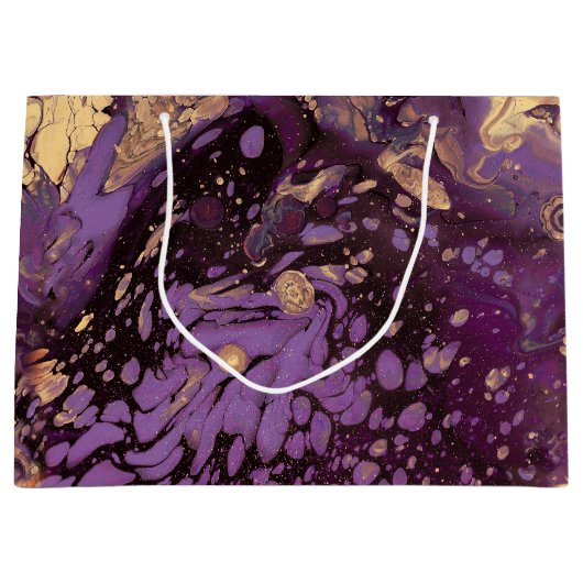 Iris Gold Ink Swirl: Groot Cadeauzakje (Voorkant)