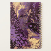 iris gold ink swirl : planner (Achterkant)
