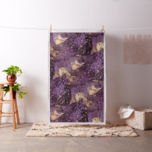 Iris Gold Ink Swirl: