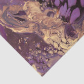 Iris Gold Ink Swirl: Tissuepapier (Detail)