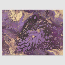 Iris Gold Ink Swirl: Tissuepapier