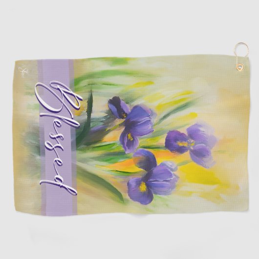 Iris Golfhanddoek (Horizontaal)