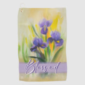 Iris Golfhanddoek (Voorkant)