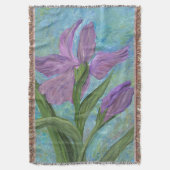 Iris goot deken (Voorkant Verticaal)