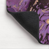 iris goud inkt werveling : muismat (Hoek)