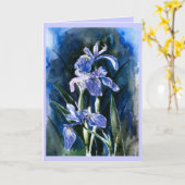 Iris Greetings Kaart (Gele Bloem)