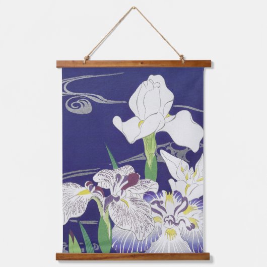 Iris Hangend Wandkleed (Voorkant)