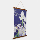 Iris Hangend Wandkleed (Gebogen)