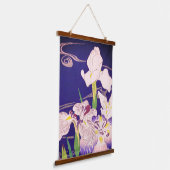 Iris Hangend Wandkleed (Gebogen)