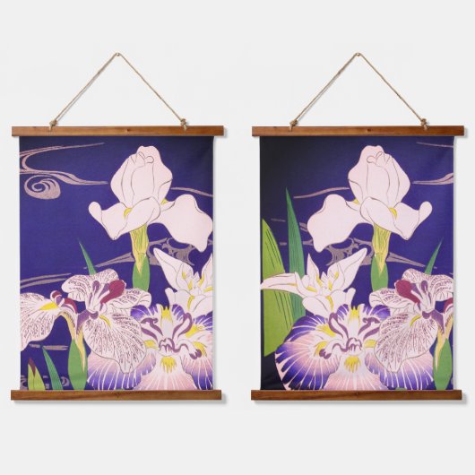 Iris Hangend Wandkleed (Dubbel)