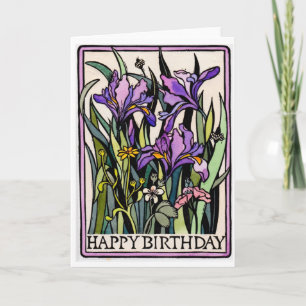 Iris Happy Birthday-kaart Kaart