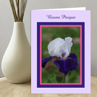 Iris Happy Easter in Italian Buona Pasqua