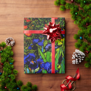 Iris, het beroemde bloemenschilderij van Van Gogh Cadeaupapier