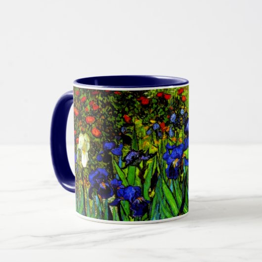 Iris, het beroemde bloemenschilderij van Van Gogh Mok (Voorkant links)