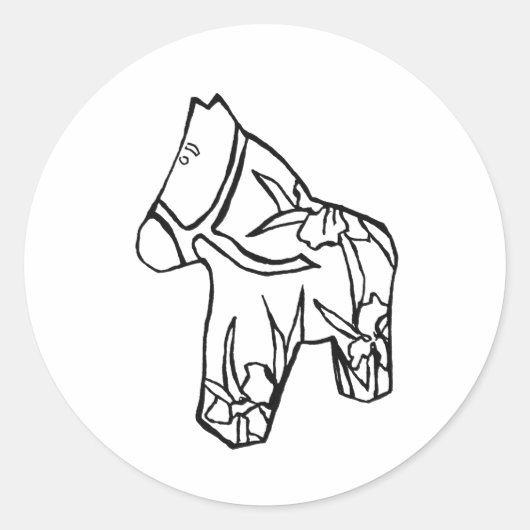Iris Horse # 2 Sticker (Voorkant)