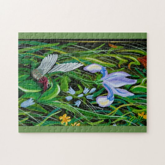 Iris Hummingbird Puzzle Legpuzzel (Horizontaal)