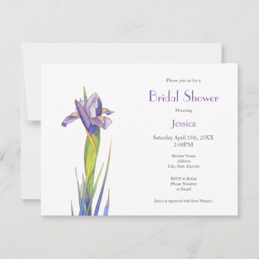 Iris II Kaart (Voorkant)